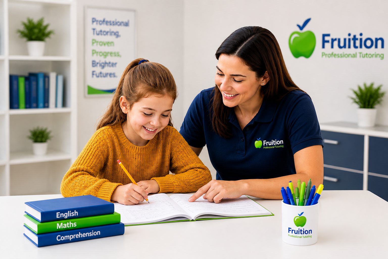 Fruition tutor working with a pupil